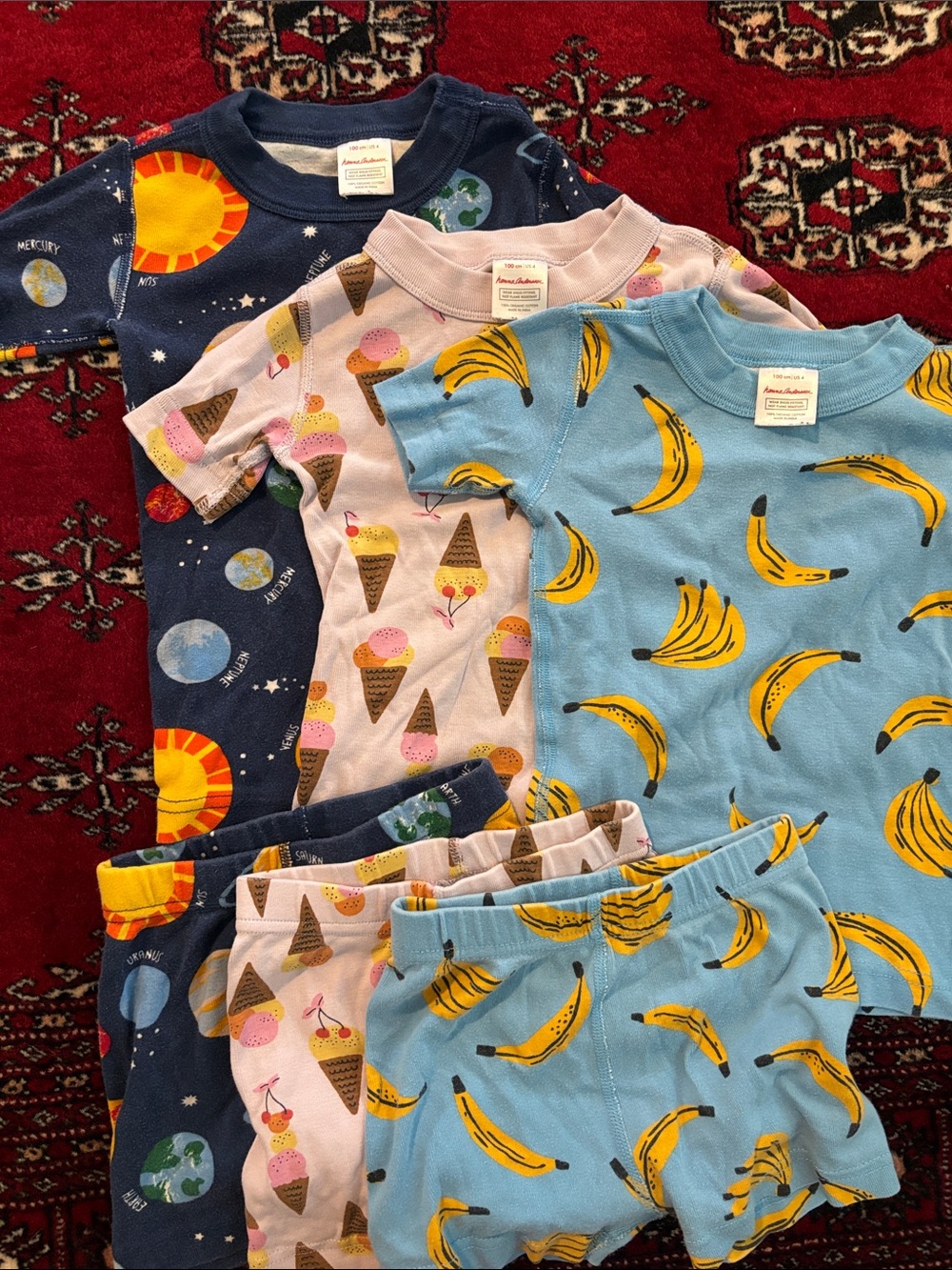 Hanna Anderson shorty pajama bundle